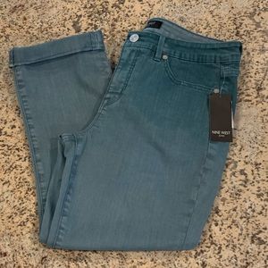NEW - Nine West Ombré Blue Crop